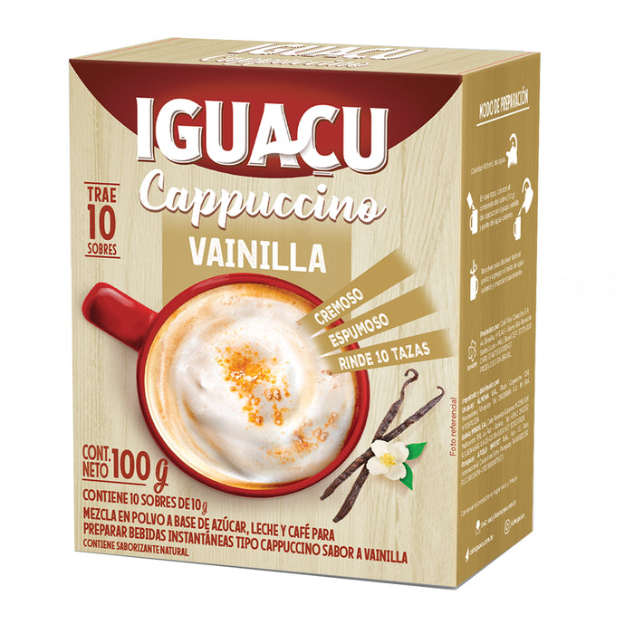 Iguazu Cappuccino Sobres Vainilla X 100G