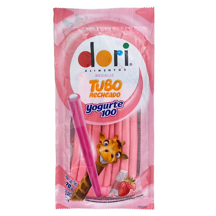 Dori Regaliz Gomitas Sabor Yogurt Y Fresa X 70G