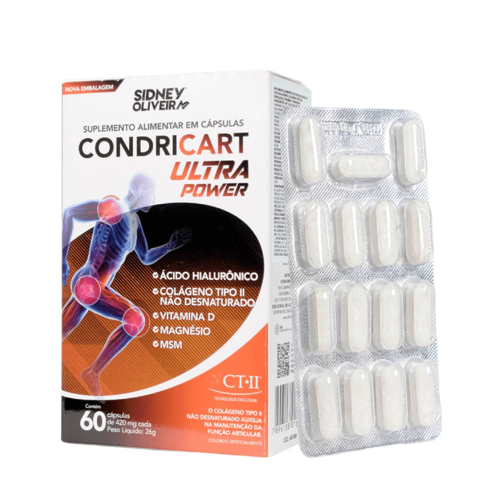 Suplemento Alimentario Condricart Ultra Power X 60 Capsulas