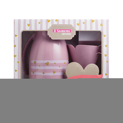 Juego De Taza Sanremo Térmica 700 Ml + Soporte Filtro Café Tam...
