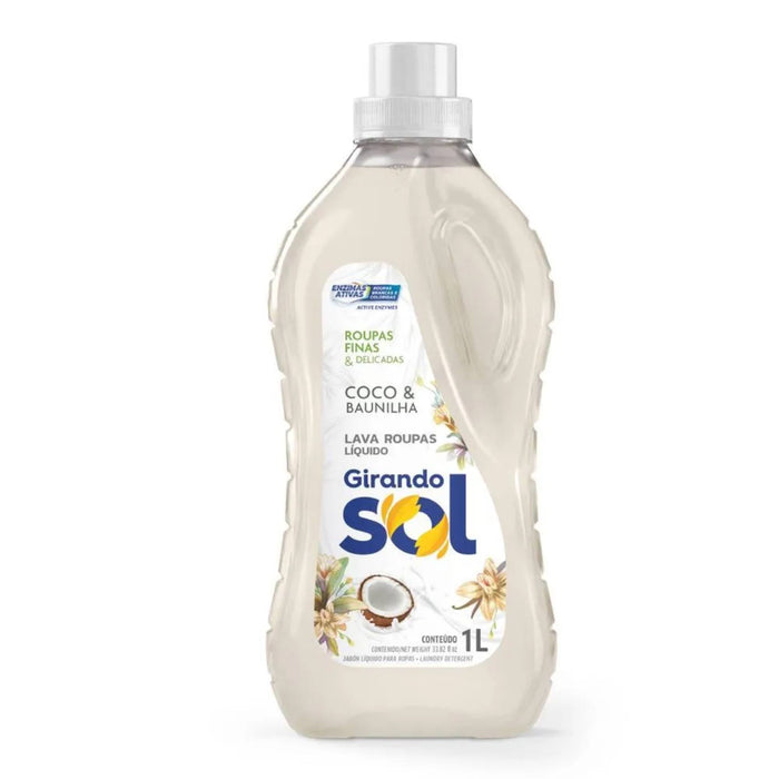 Jabon Liquido Girando Sol Coco Y Vainilla X 1L