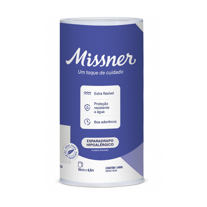 Esparadrapo Blanco Missner 10Cm X 4.5M