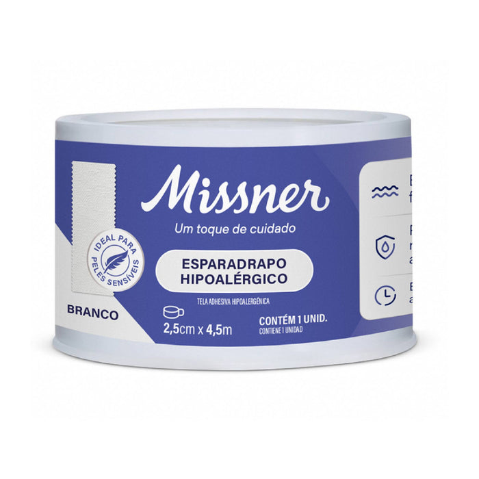 Esparadrapo Blanco Missner 2.5Cm X 4.5M