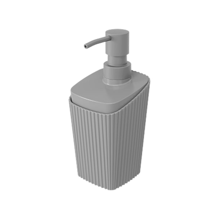 Dispensador de jabón Coza en color gris de 350ml.