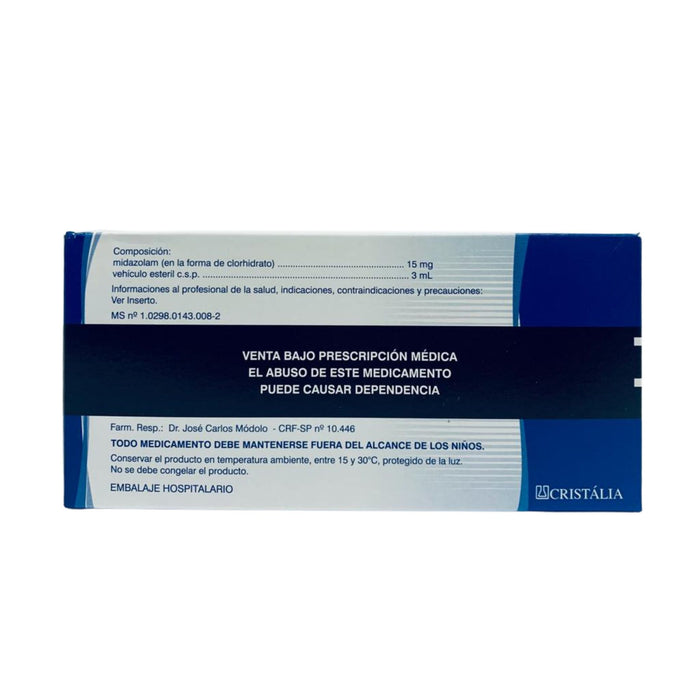 Dormire Midazolam 15Mg Y 3Ml X Ampolla
