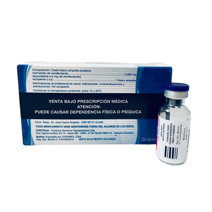 Remifas 5Mg Iv X 5 Fco/Amp Remifentanilo (Estu)