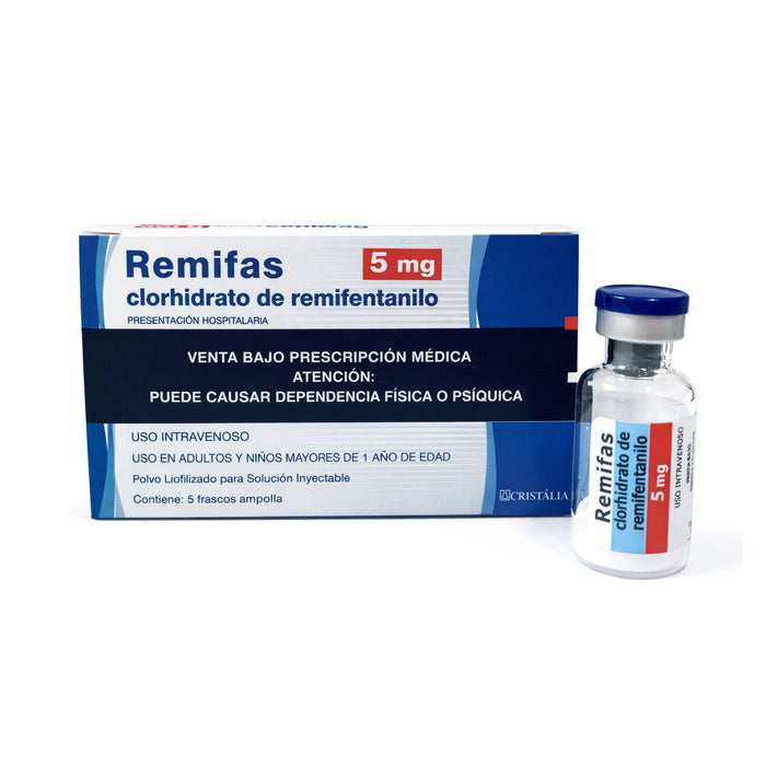 Remifas 5Mg Iv X 5 Fco/Amp Remifentanilo (Estu)