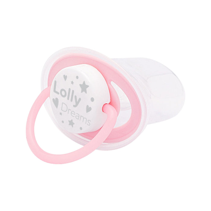 Chupete Lolly Dreams Con Tetina De Silicona Rosa 6+
