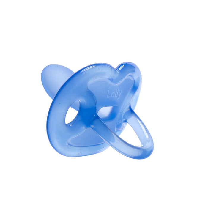 Chupete Lolly 100% Silicona Azul 6+