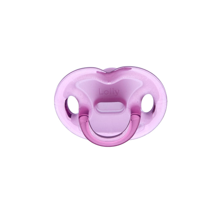 Chupete Lolly 100% Silicona Rosado 0-6M
