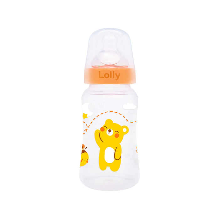 Biberón Lolly Boca Ancha Anti Cólicos 3+ Osito X 330Ml