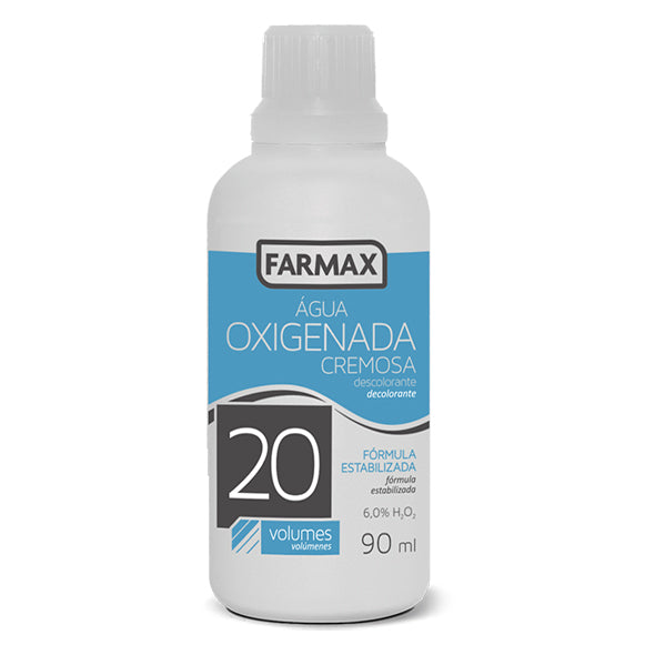 Farmax Agua Oxigenada 20 Volumen Cremosa X 90Ml