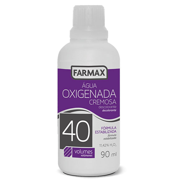 Farmax Agua Oxigenada Cremosa 40 Volumenes X 90Ml