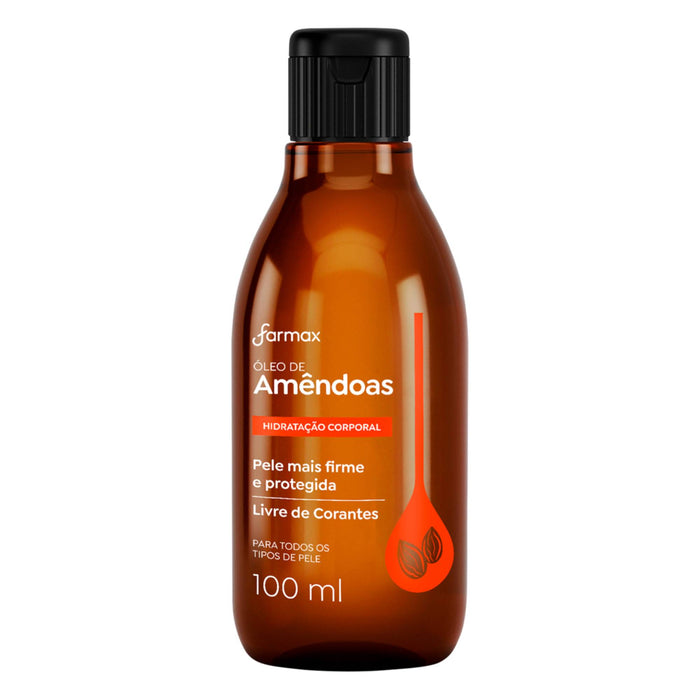 Botella de Aceite Capilar y Corporal Farmax de Almendras, 100ml