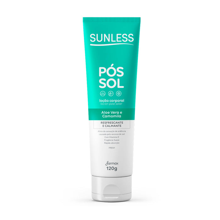 Loción Farmax Sunless Pos Sol Aloe Vera Manzana X 120G