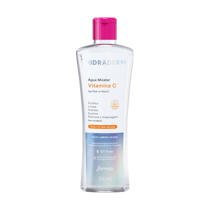 Agua Micelar Farmax Hidraderm 5 En 1 100ml