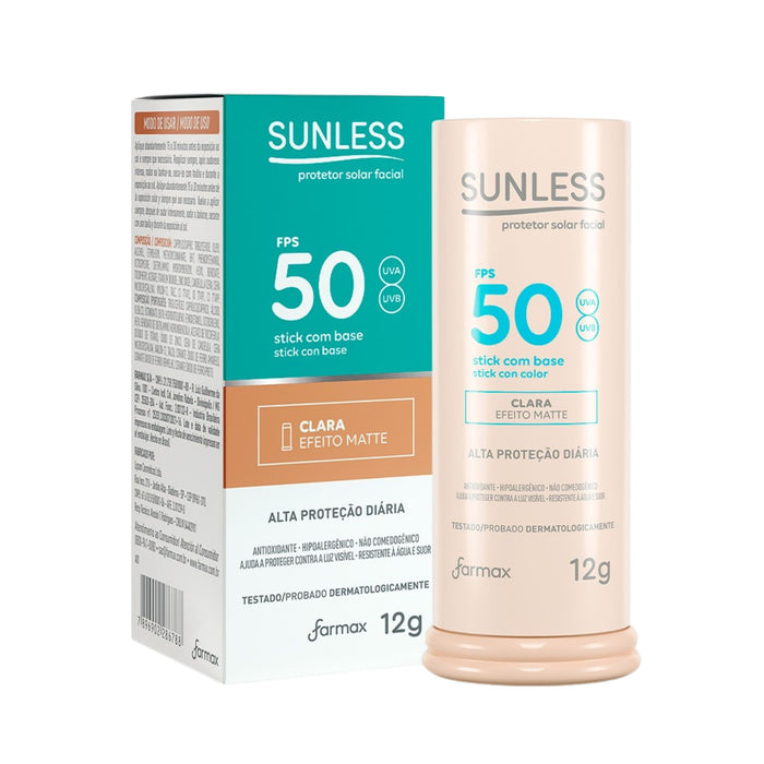 Protector Solar Farmax Sunless Stick Fps50 Clara X 12G