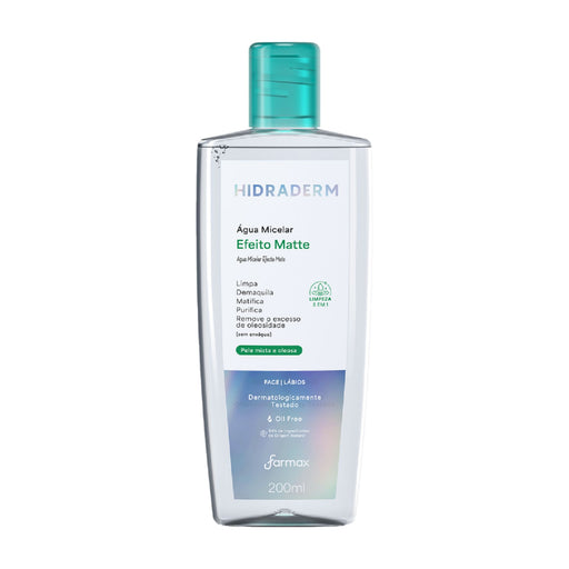 Agua Micelar Farmax Hidraderm Efecto Mate X 200Ml