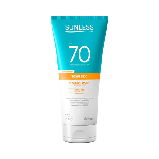 Protector Solar Farmax Sunless Fps70 Toque Seco X 200G