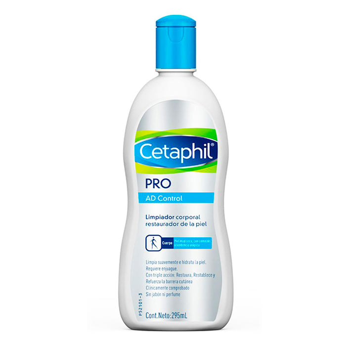 Cetaphil Pro Ad Control X295ml Limpiador Corporal