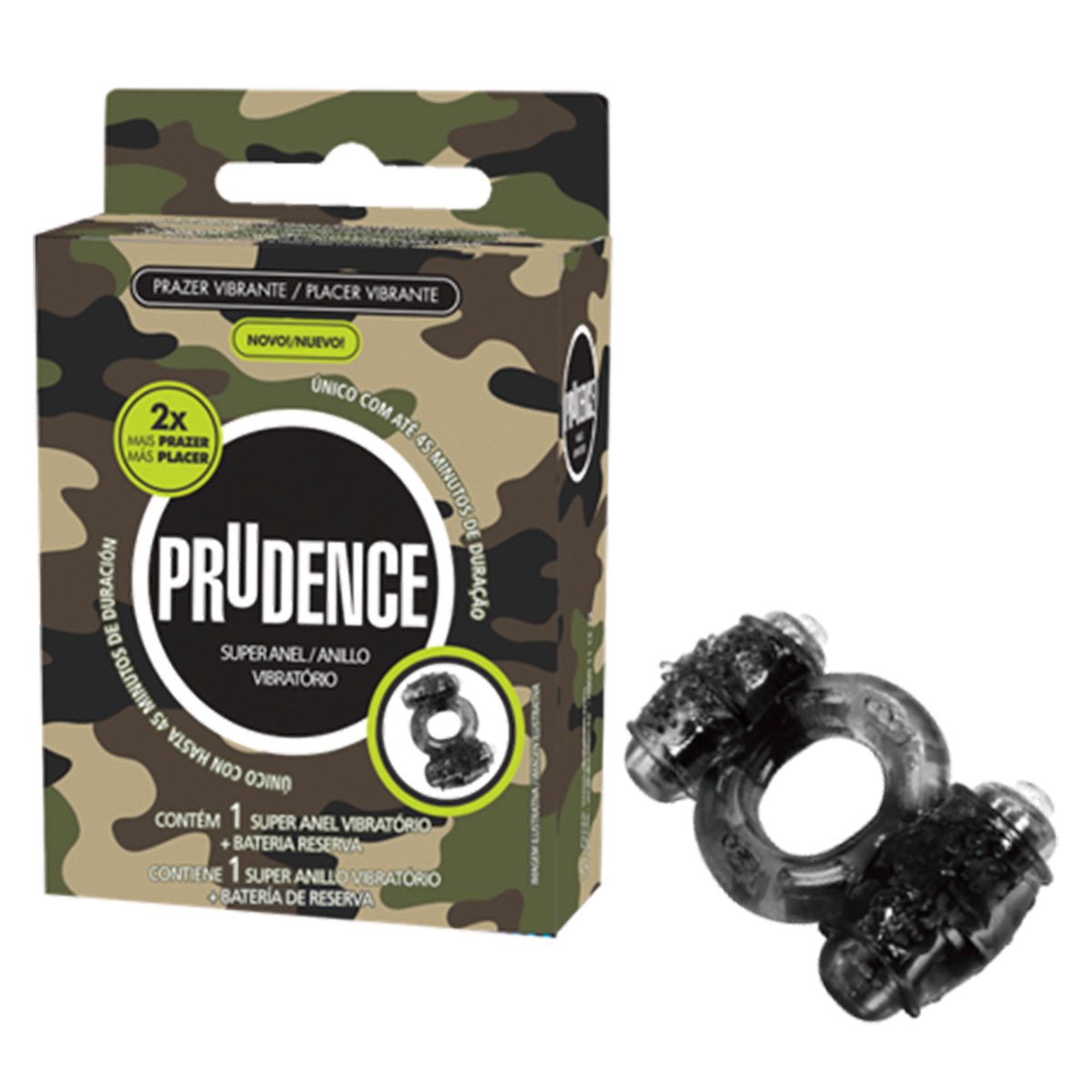 Prudence Placer Vibrant Anillo Vibratorio + Bateria X Caja— Farmacorp