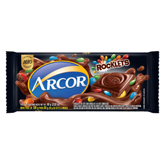 Arcor Tableta Rocklets X 80Gr