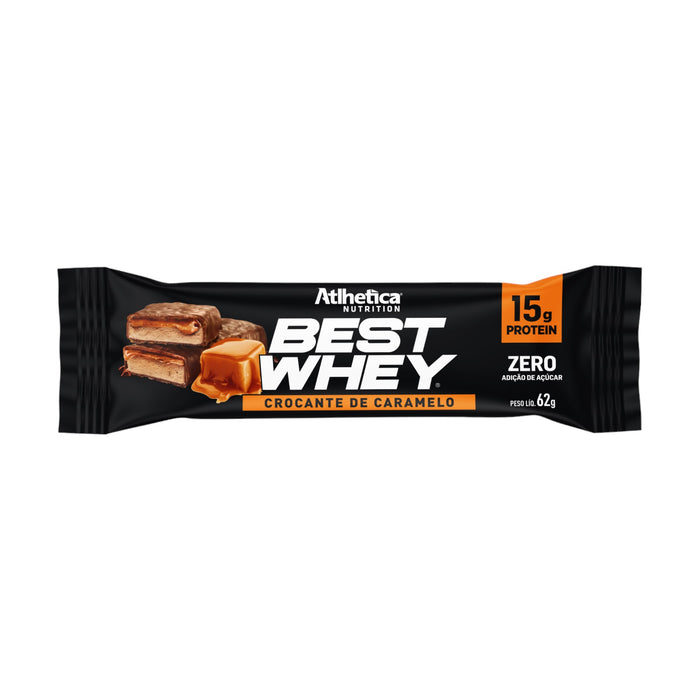 Barra De Proteína Best Whey Atlhetica Caramelo Crocante X 62G