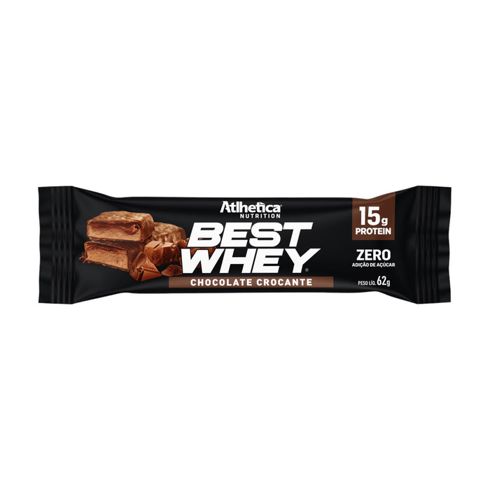 Barra De Proteína Best Whey Atlhetica Chocolate Crocante X 62G