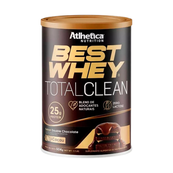 Suplemento Atlhetica Best Whey Total Clean Doble Chocolate X 504G