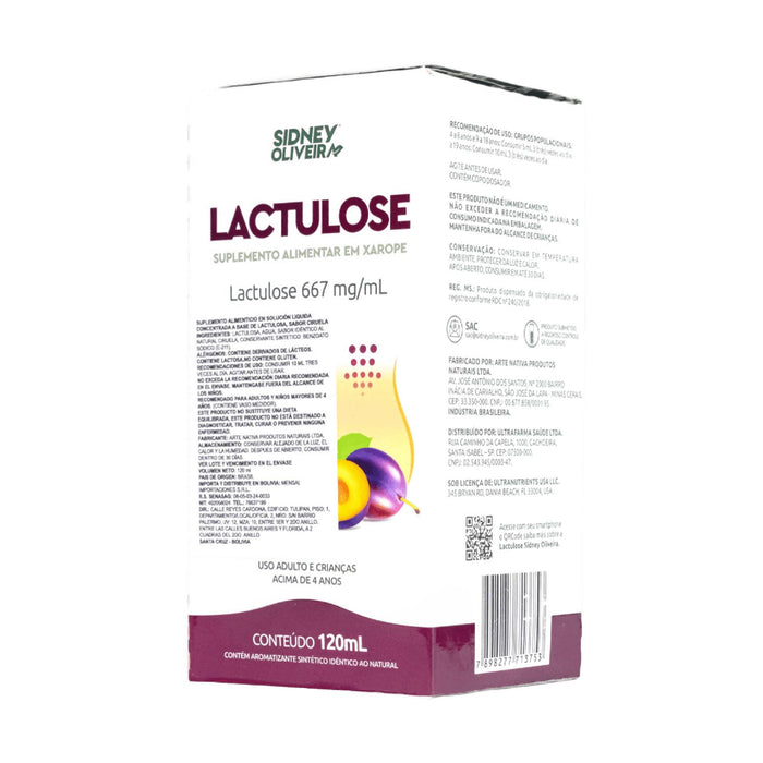 Lactulose 667Mg / Ml Suplemento Alimentario Solucion X 120Ml