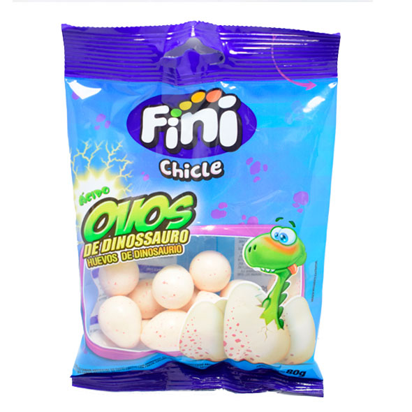 Fini Chicle Acido Huevo Dinosaurio X 80G