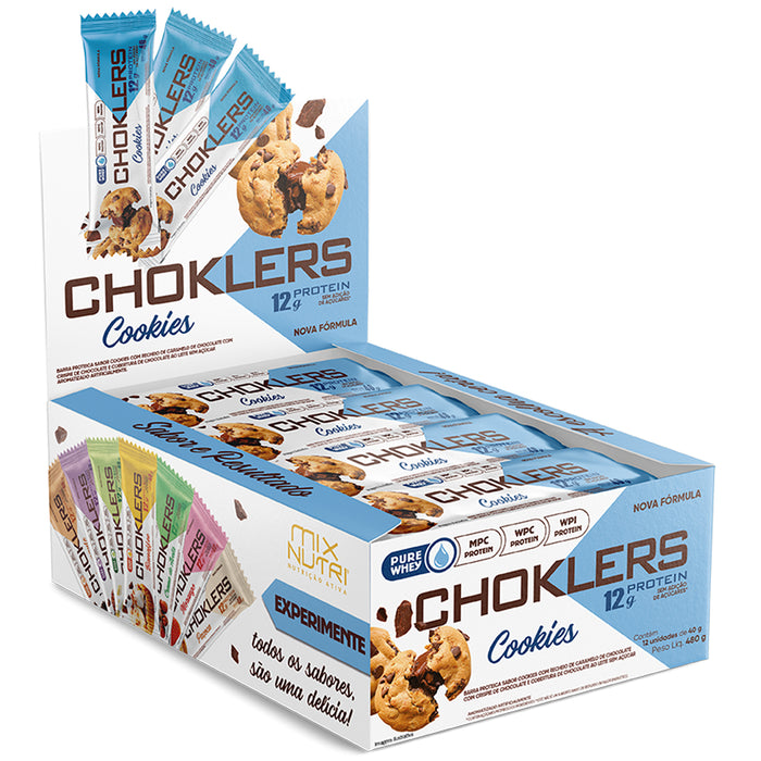 Mix Nutri Barra Proteica Cookies Choklers X 40G