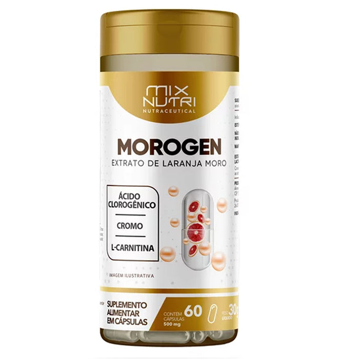 Mix Nutri Morogen Extracto De Naranja X 60 Capsulas