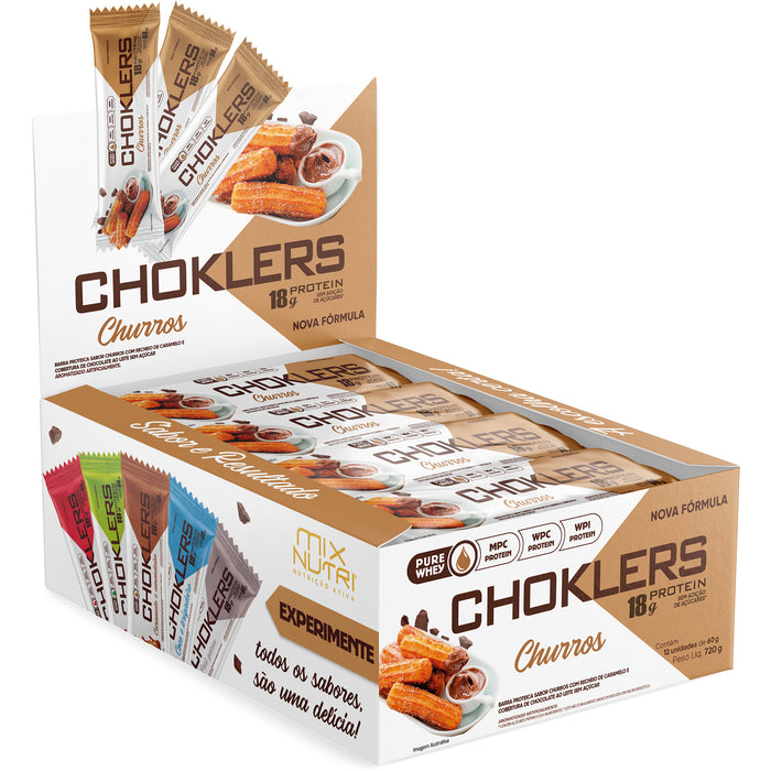 Choklers Barra Proteica Churros X 60G