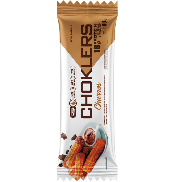 Choklers Barra Proteica Churros X 60G