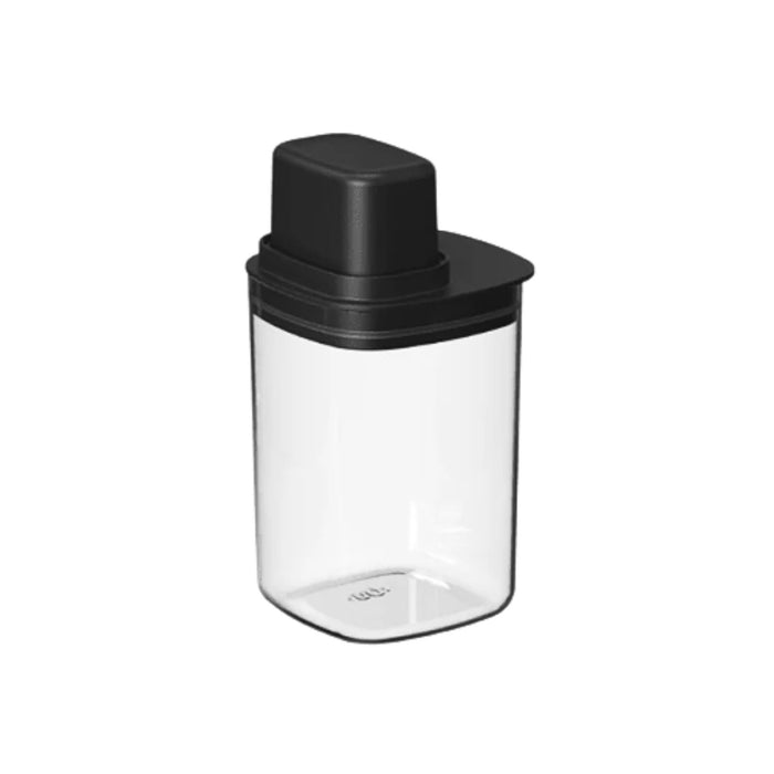 Pote Hermético Ou Drop Con Medidor Negro 1L