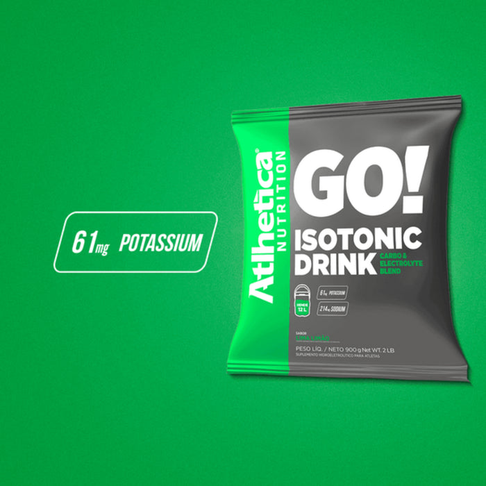 Bebida Isotónica Atlhetica Go Sabor Lima Limón X 900G