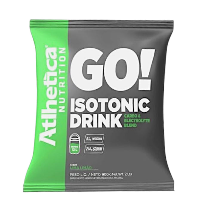 Bebida Isotónica Atlhetica Go Sabor Lima Limón X 900G