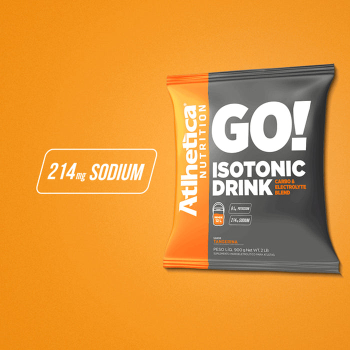 Bebida Isotónica Atlhetica Go Sabor Mandarina X 900G