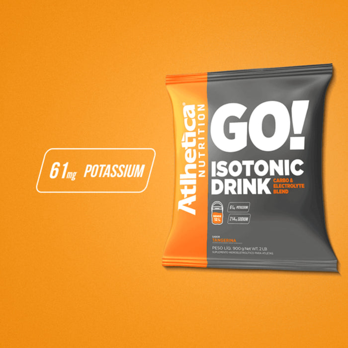 Bebida Isotónica Atlhetica Go Sabor Mandarina X 900G