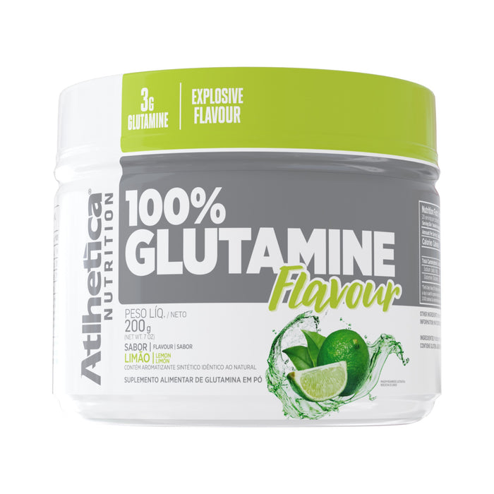 Suplemento 100% Glutamina Atlhetica Sabor Limón X 200G