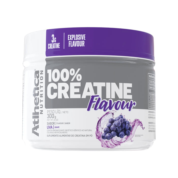 Suplemento 100% Creatina Atlhetica Sabor Uva X 300G