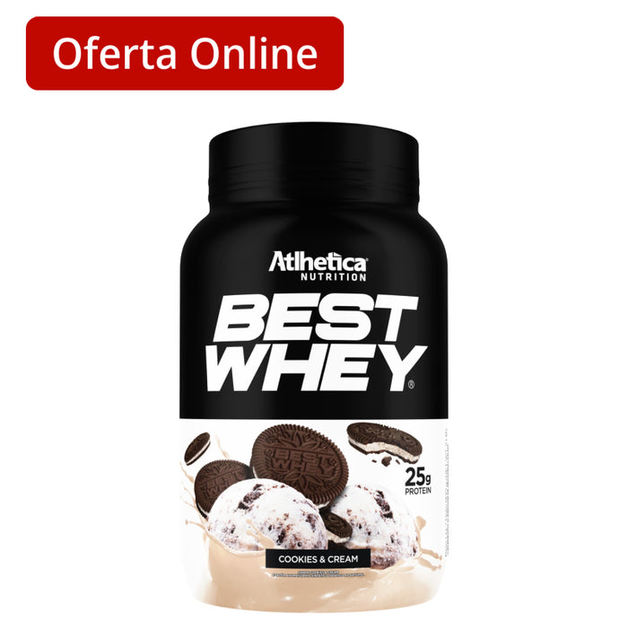 Suplemento Atlhetica Best Whey 25G Proteína Galletas Y Crema X 900G
