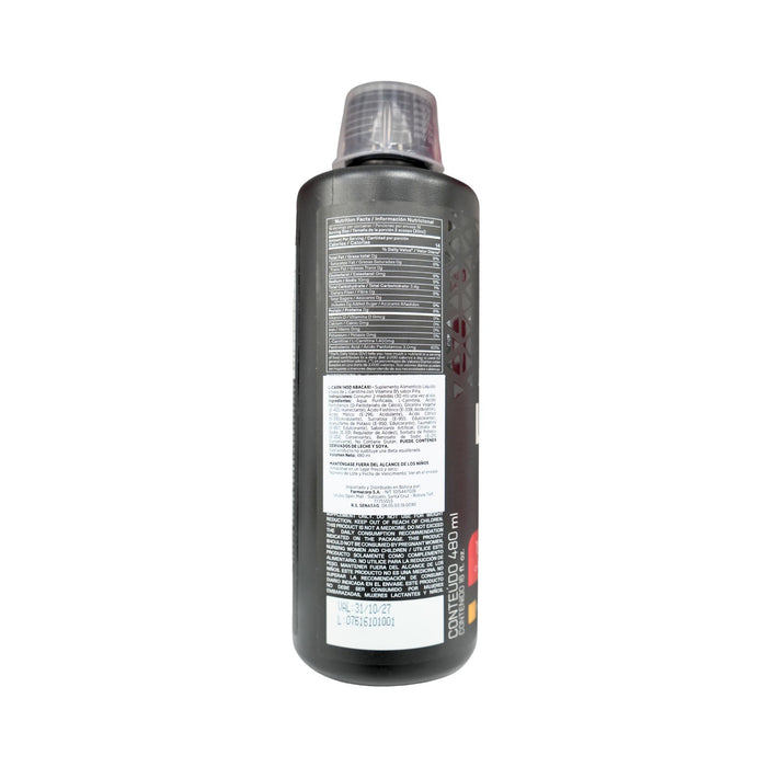 Suplemento L-Carnitina 1400 Atlhetica Sabor Piña X 480Ml