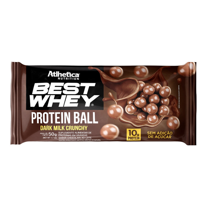 Suplemento Best Whey Protein Ball Atlhetica Chocolate Con Leche X 50G