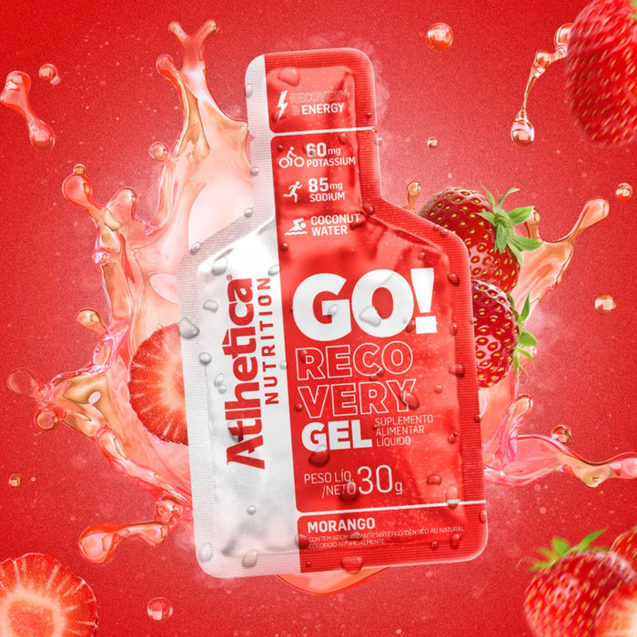 Suplemento Athletica Go Energy Gel Morango / Frutilla X 30G