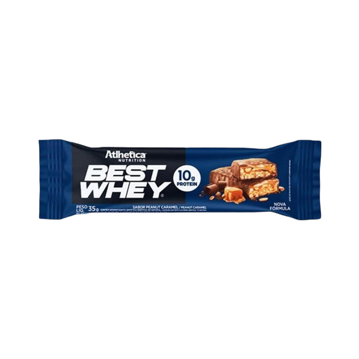 Barra De Proteina Atlhetica Best Whey Caramelo De Mani X 35G