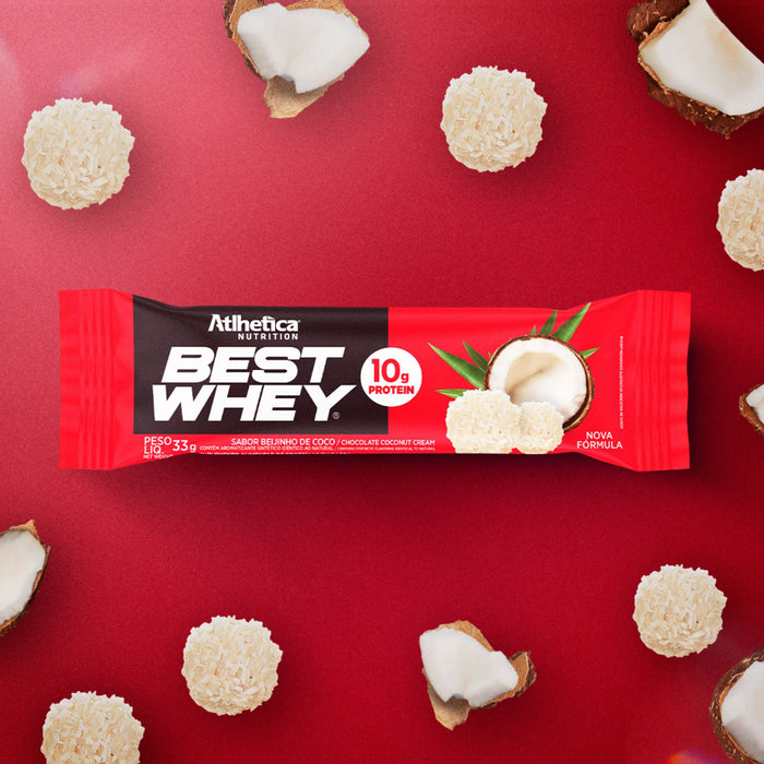 Barra De Proteína Atlhetica Best Whey 10G Crema De Coco X 33G