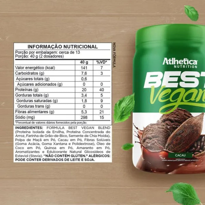 Proteína Atlhetica Best Vegano Sabor Cacao X 500G