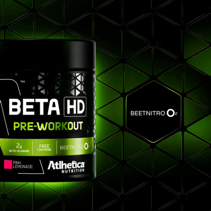 Suplemento Beta Hd Preentrenamiento Atlhetica Sabor Limonada Rosa X 240G